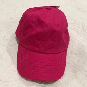 Bright pink ball cap